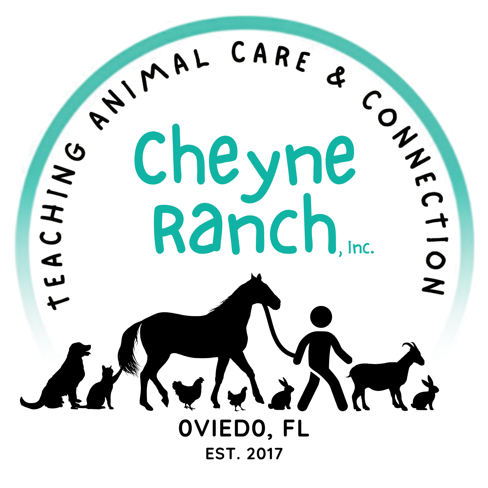 Cheyne Ranch, Inc. full logo, for light backgrounds