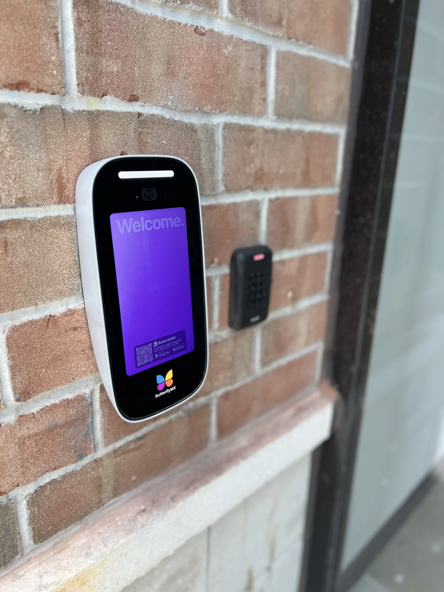 ButterflyMX video intercom installed in a Chicago building