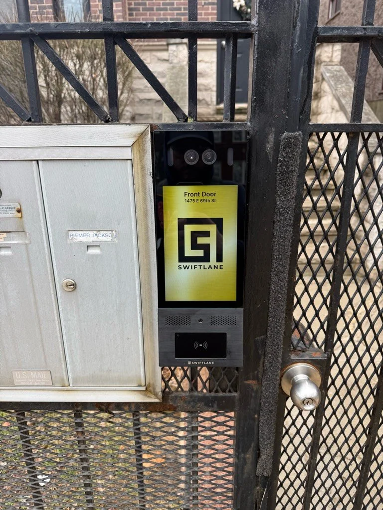 Swiftlane video intercom installation in Chicago