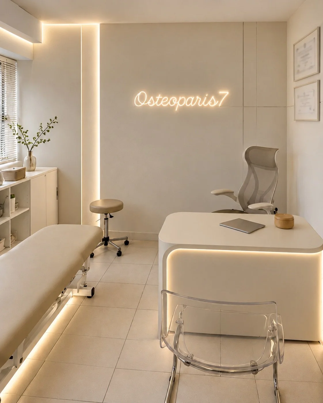 Osteoparis7 consultation room in Paris