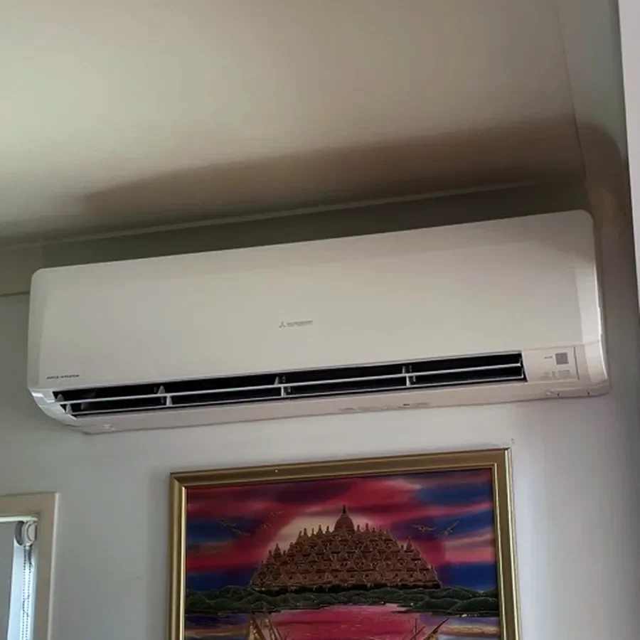 New Mitsubishi Heavy Industries indoor unit after installation