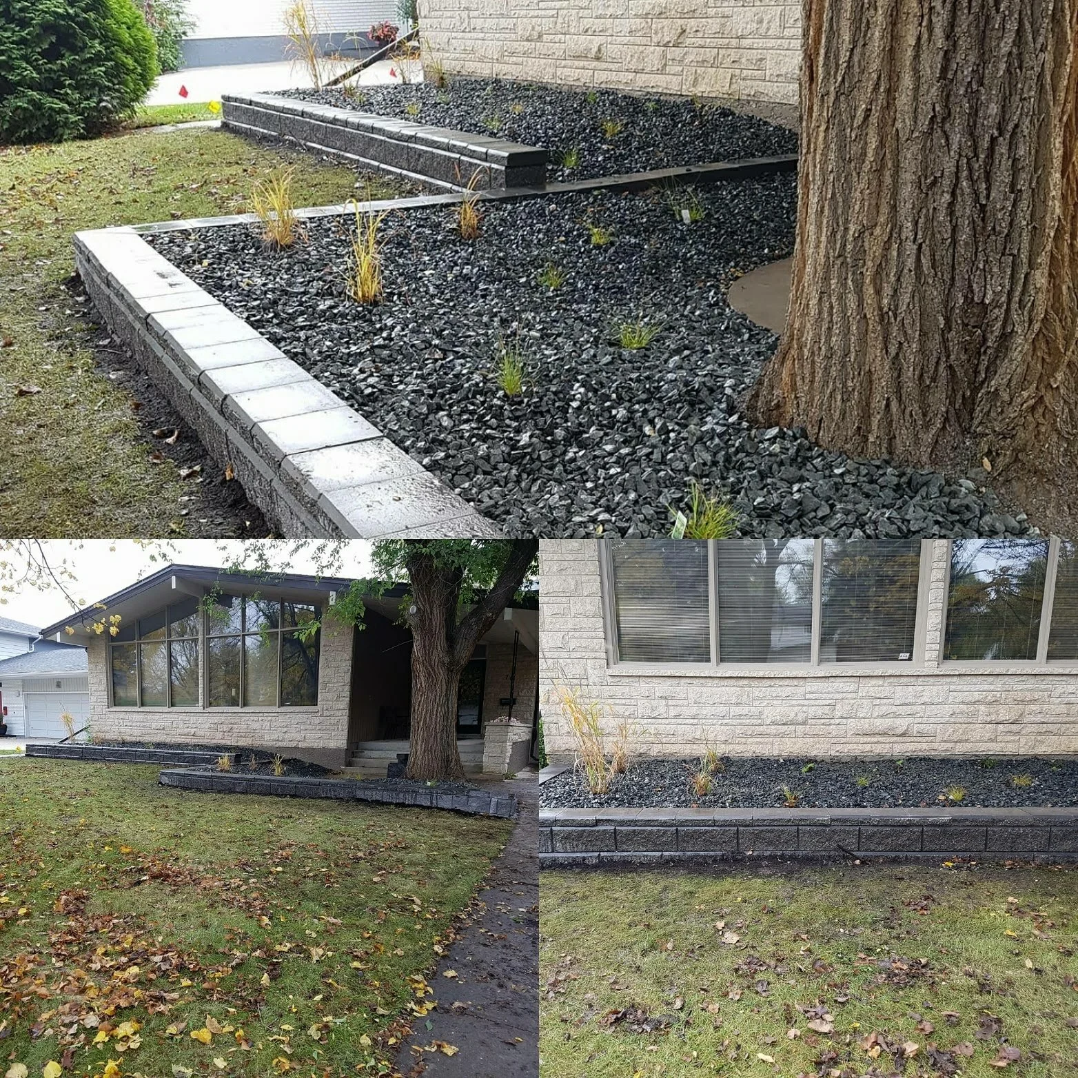 Winnipeg Retaining Wall Installation Detail