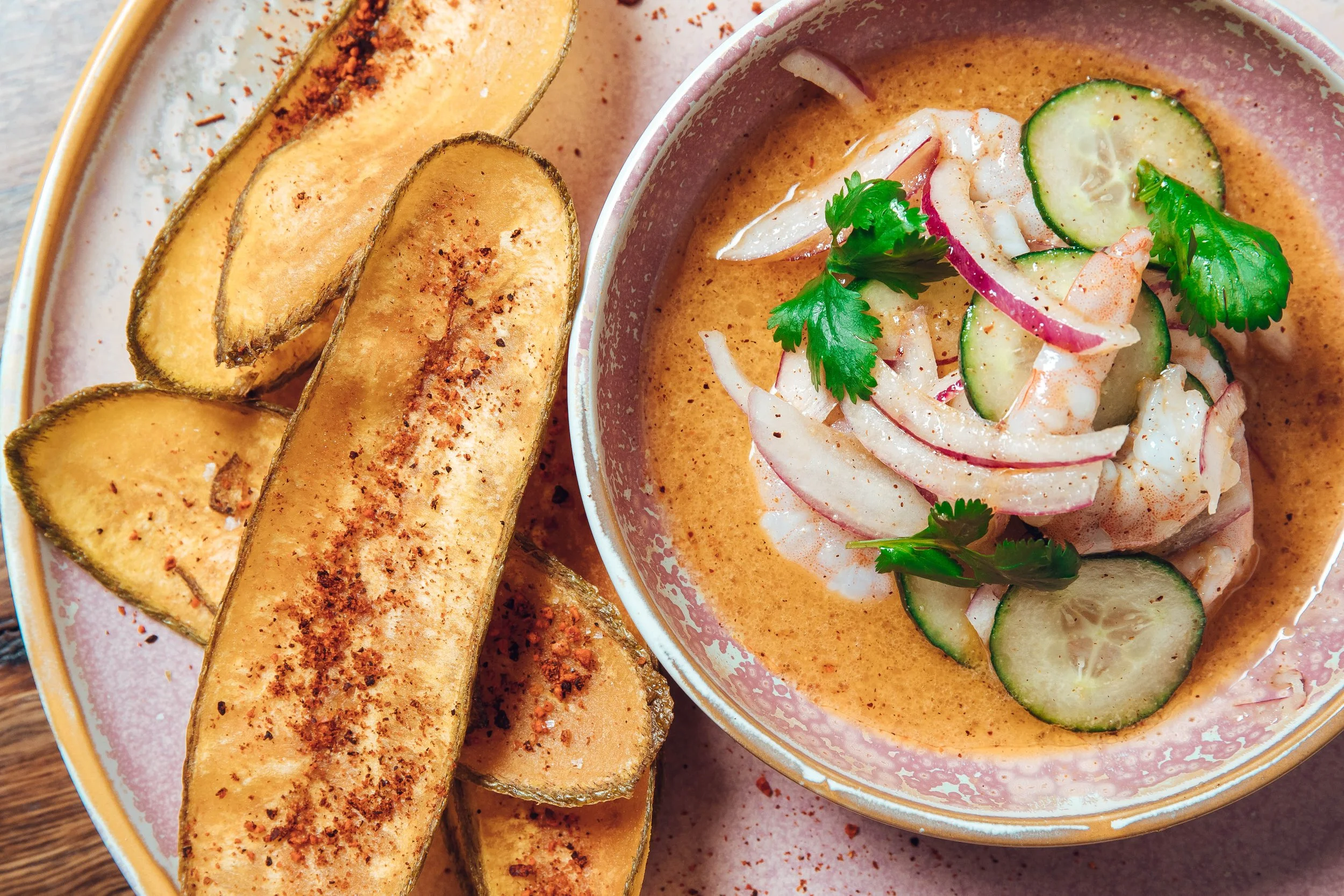 Ceviche at Alma Avalon