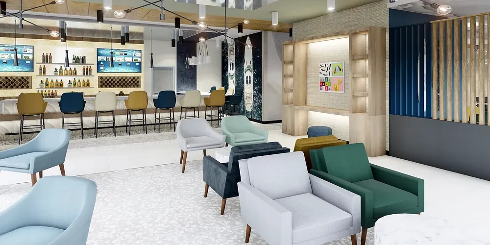 Hotel bar and lounge