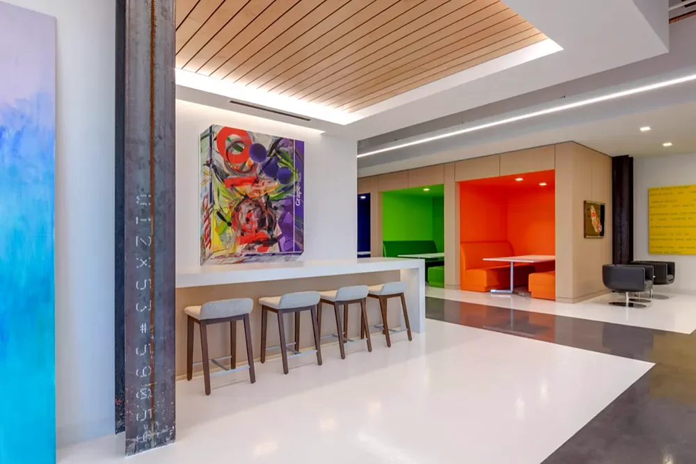 Office cafe and collaboration