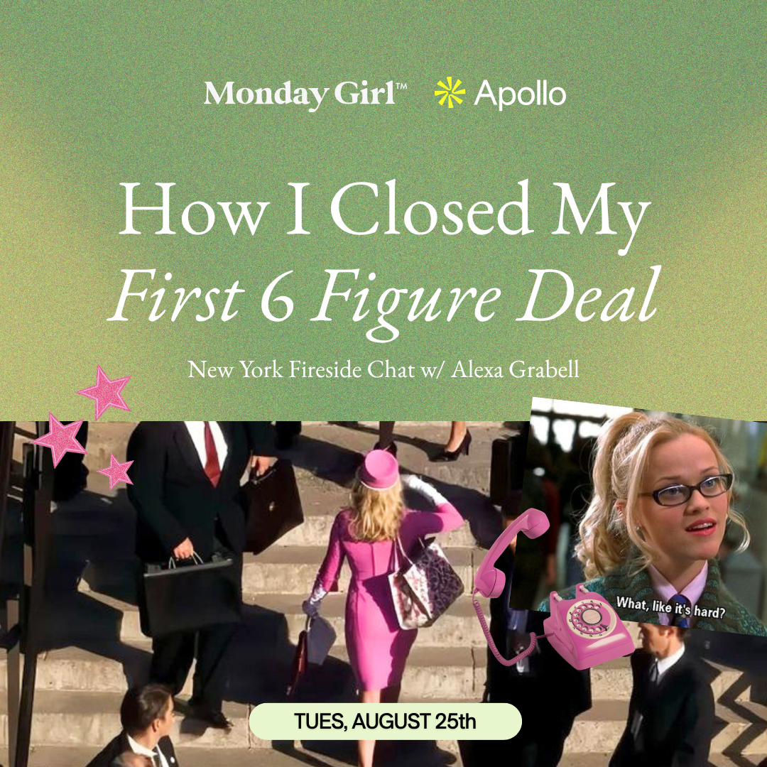 How I Closed My First Six-Figure Deal with Apollo's Alexa Grabell