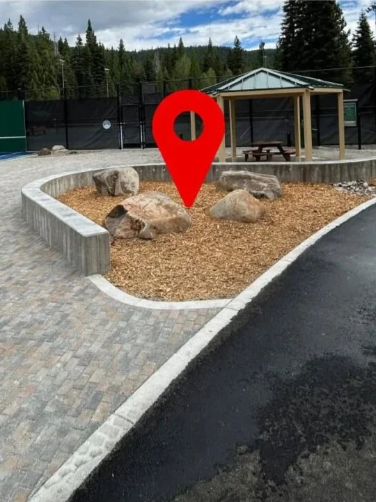 Public Art Installation location in North Tahoe Regional Park