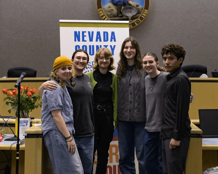 Student participants in the Poetry Out Loud Championships