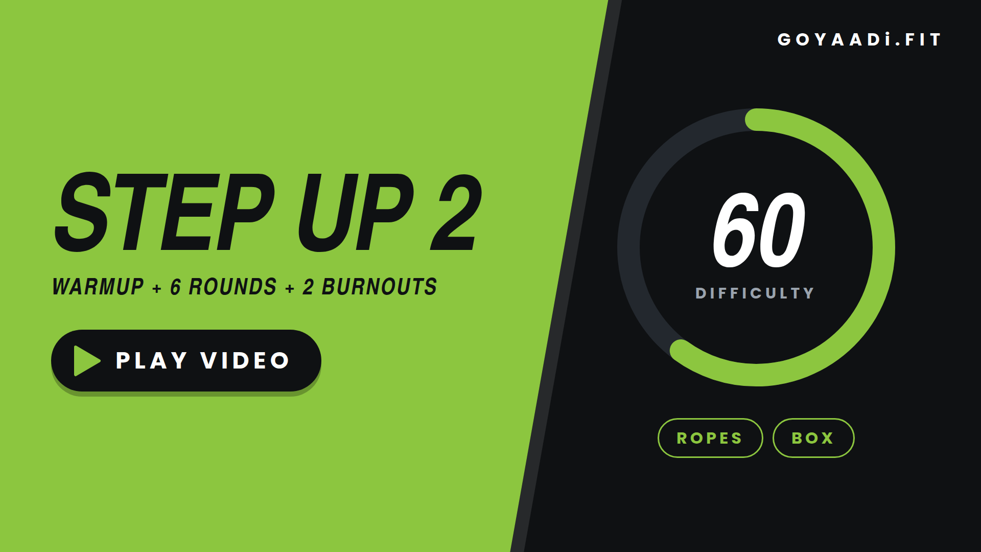 STEP UP 2 workout cover