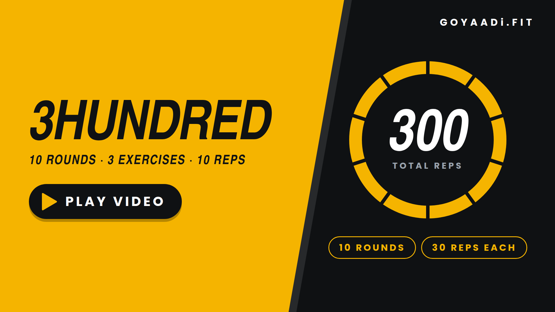 3HUNDRED workout cover
