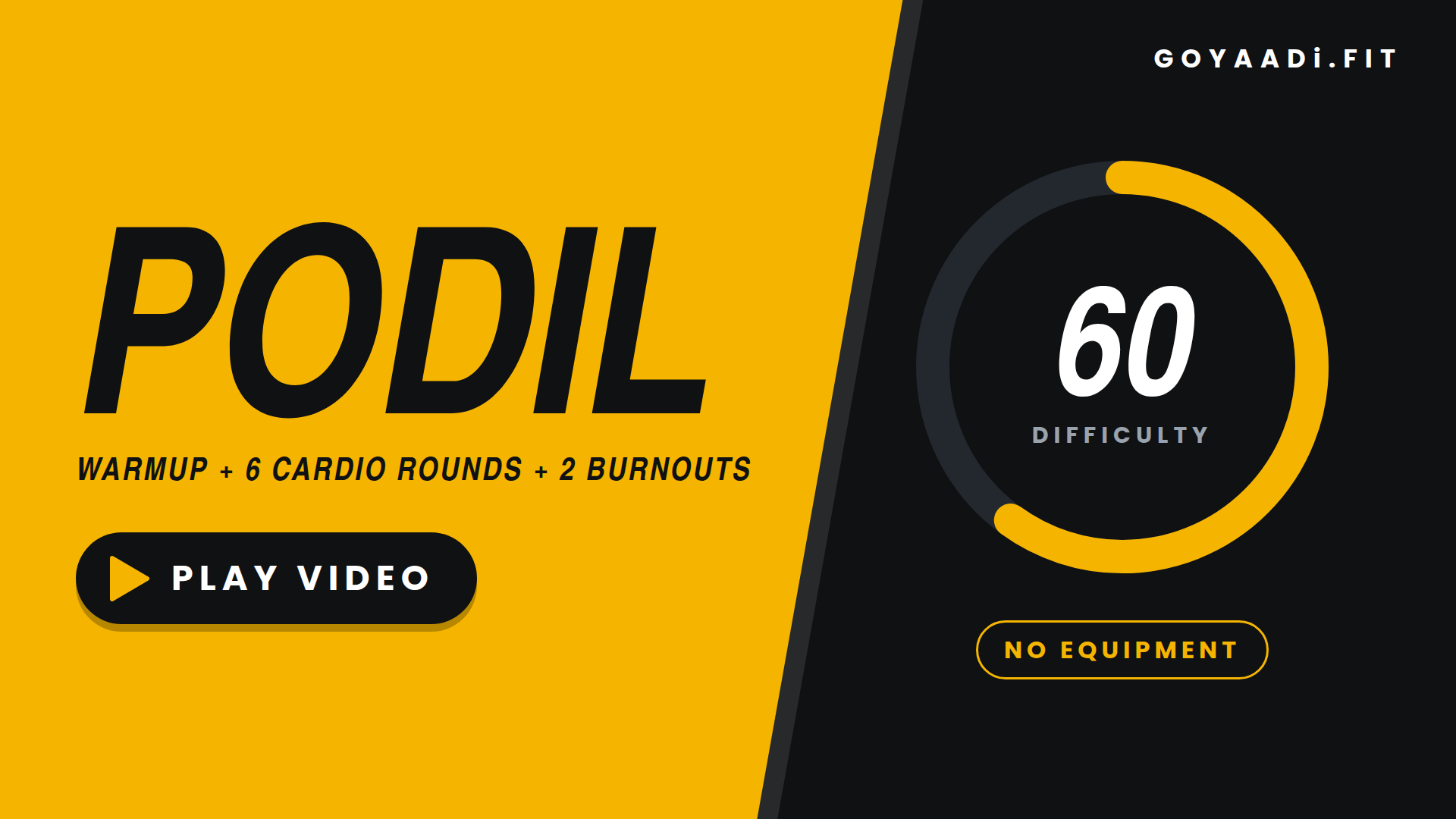 PODIL workout cover