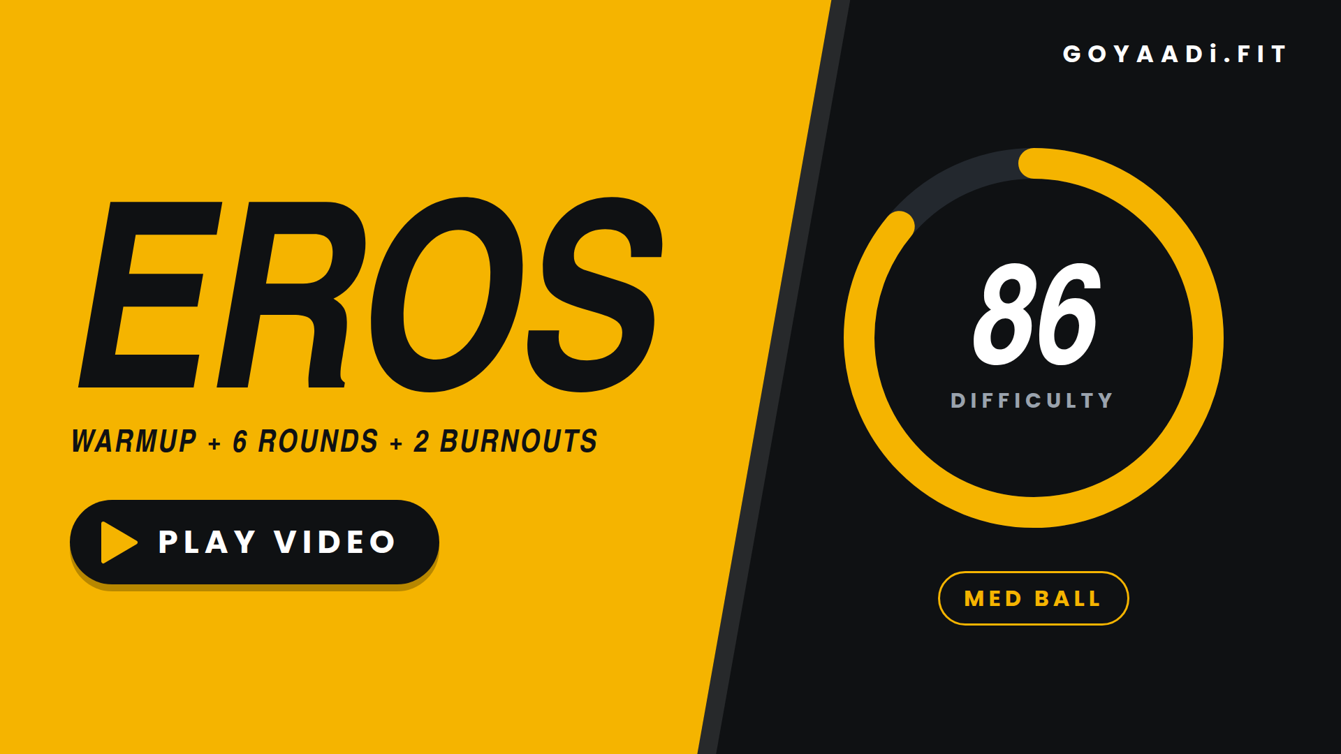 EROS workout cover