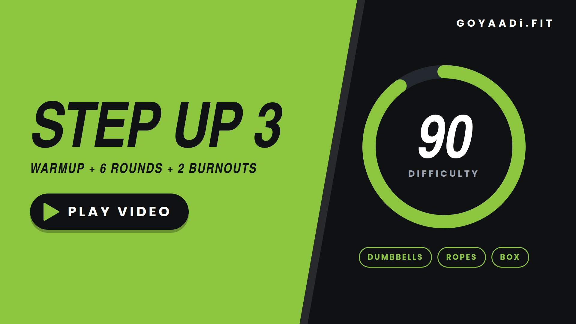 STEP UP 3 workout cover