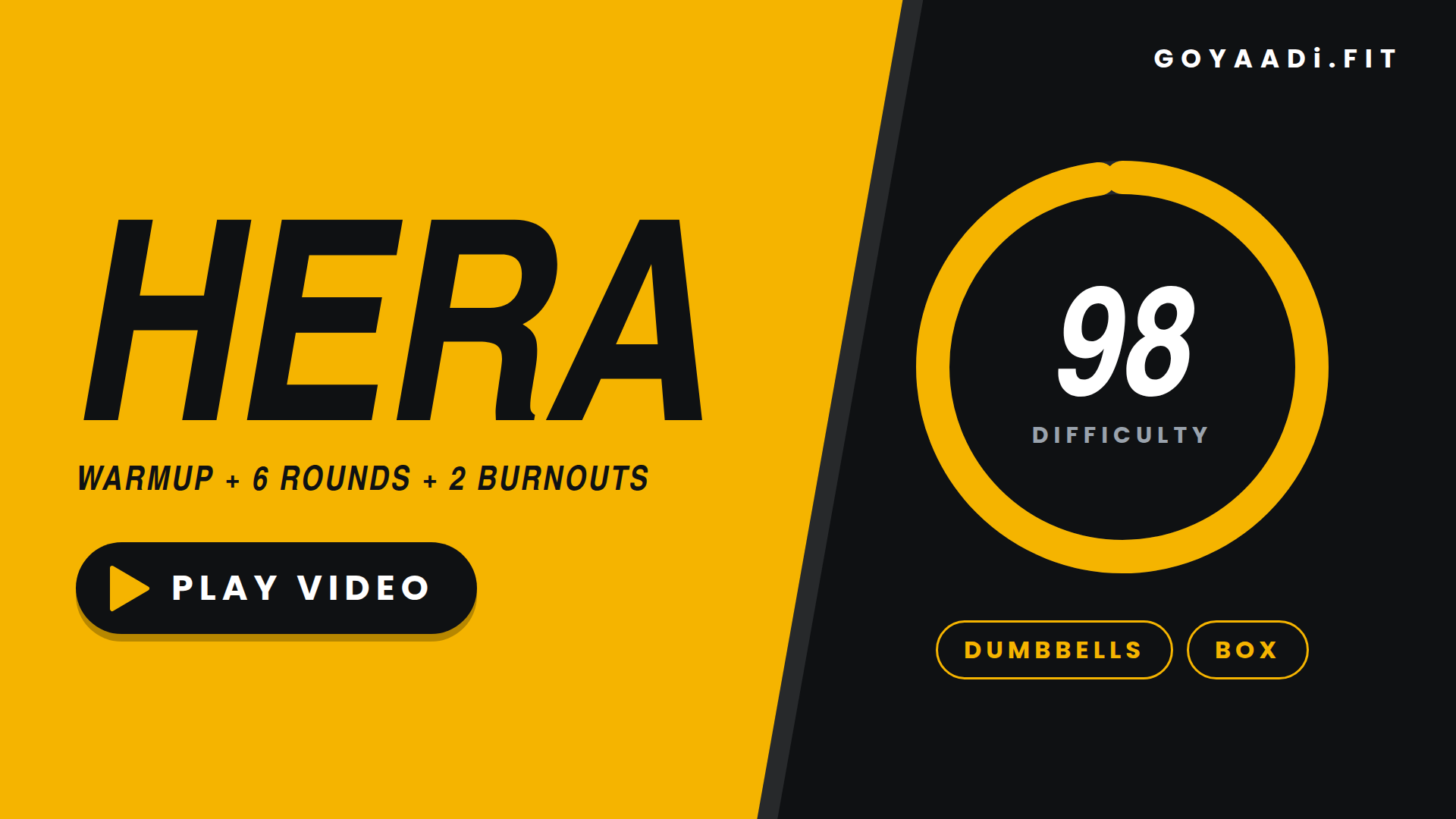 HERA workout cover