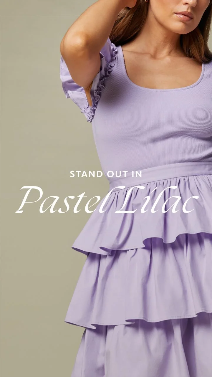 Pastel lilac story ad