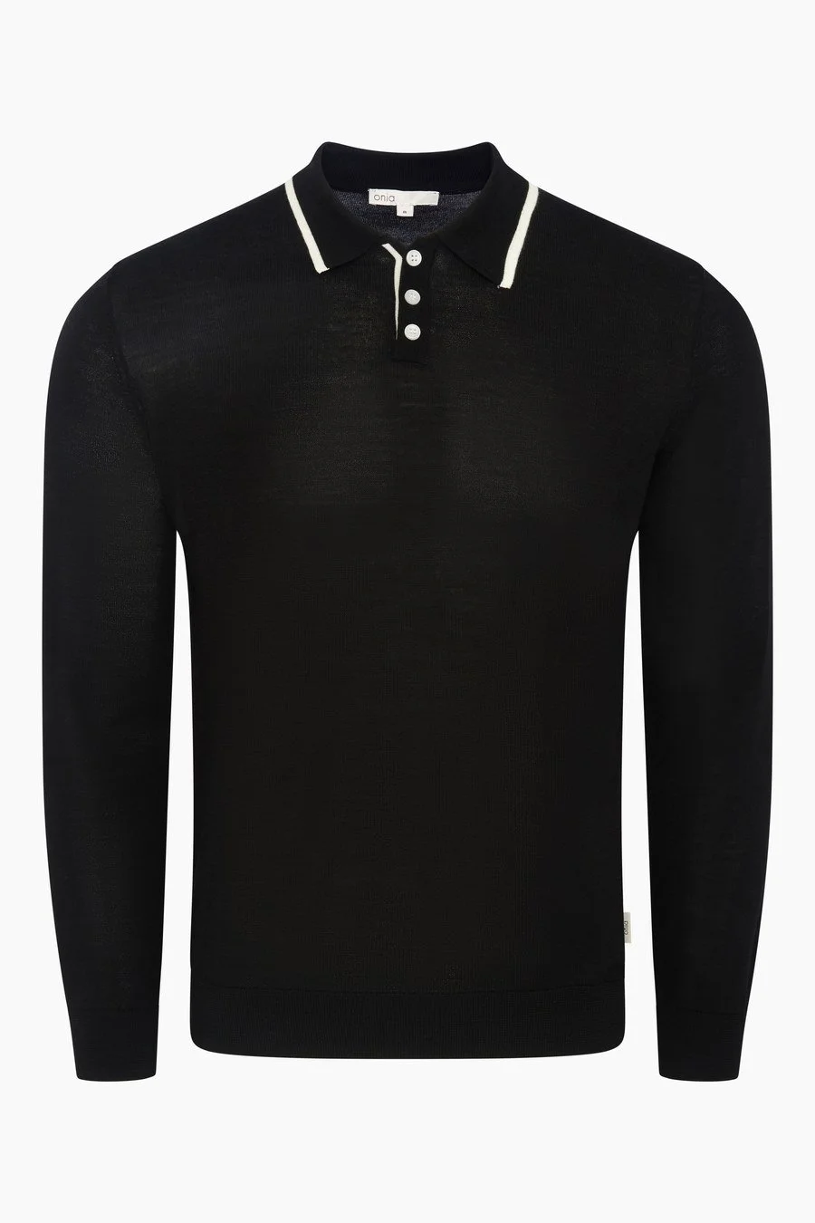 Merino polo flat