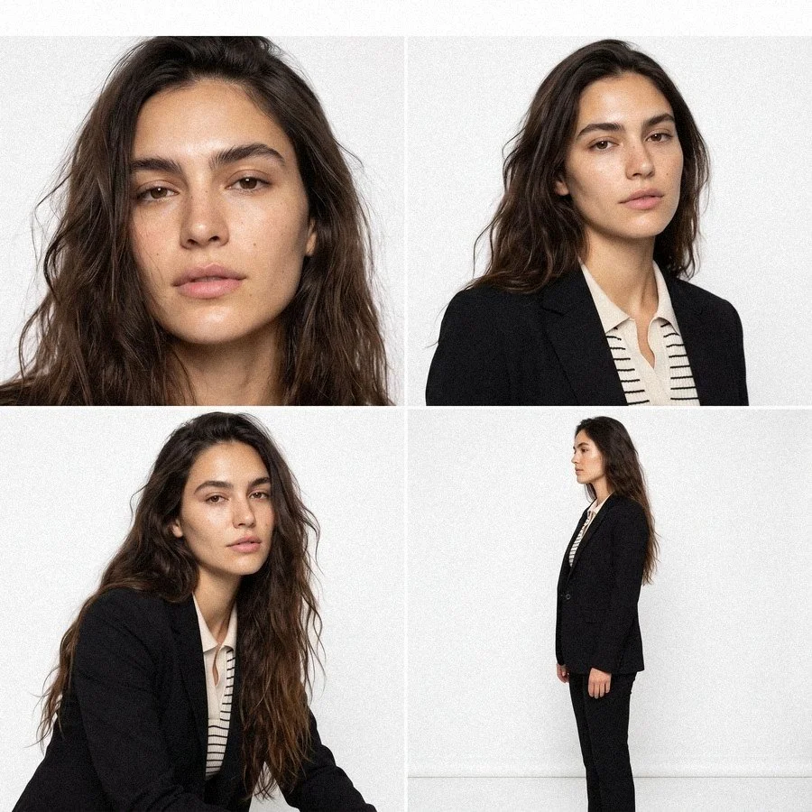 Model comp card