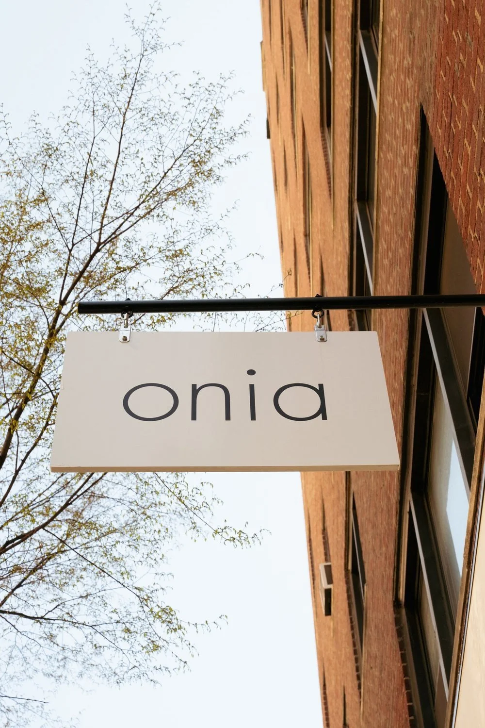 Onia Madison Avenue blade sign