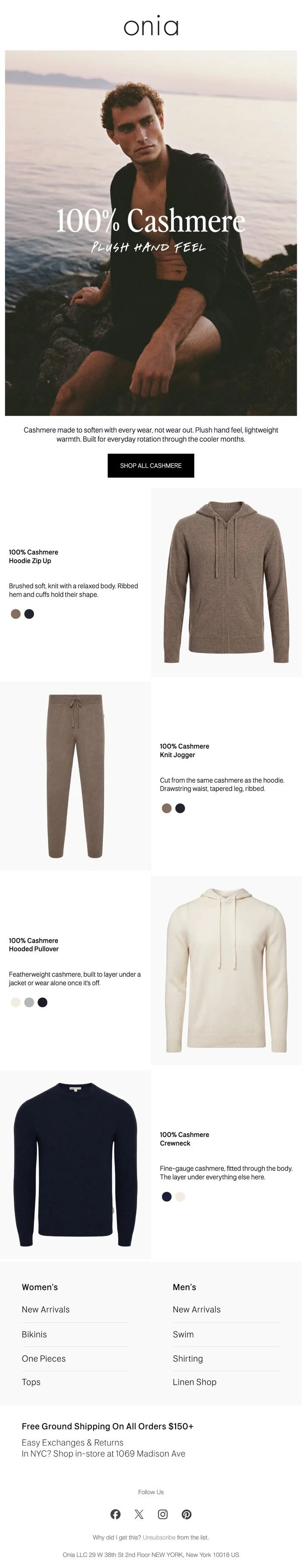 100% Cashmere email