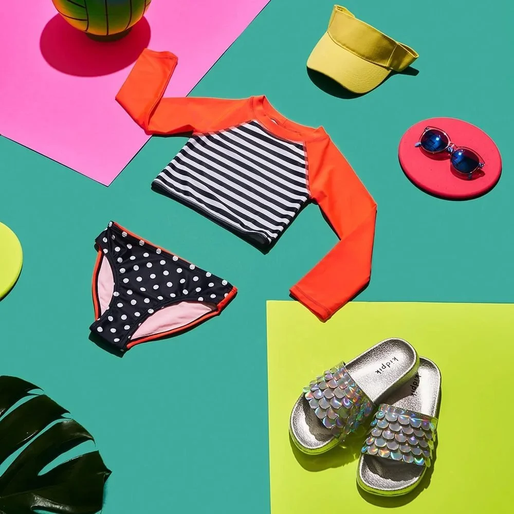 Stylized swim set