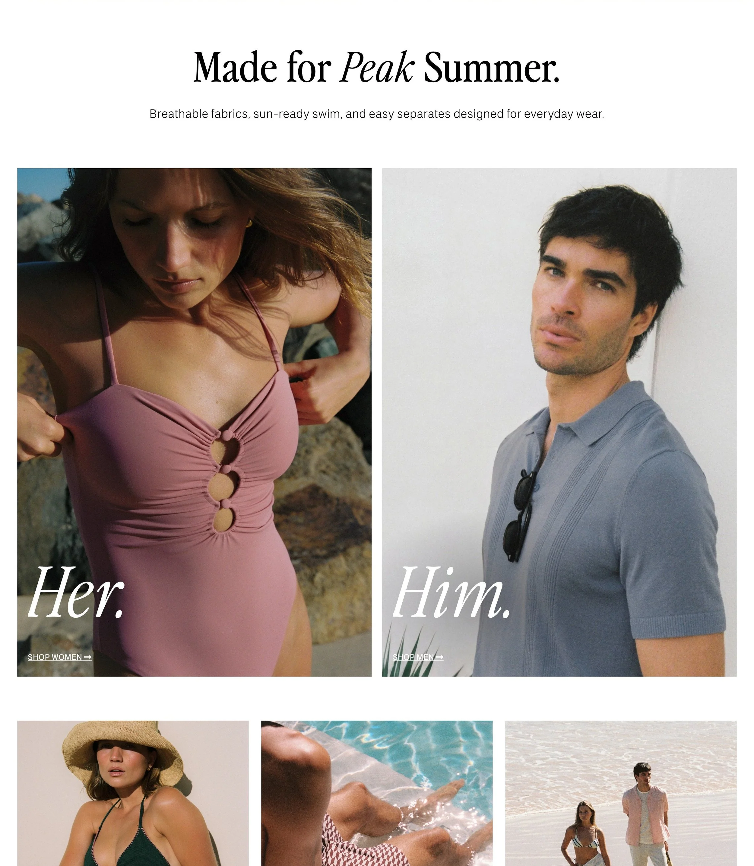 High Summer 2026 homepage