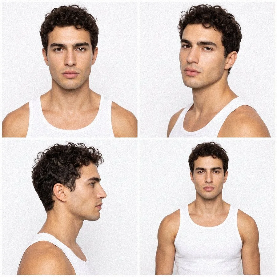 Model comp card