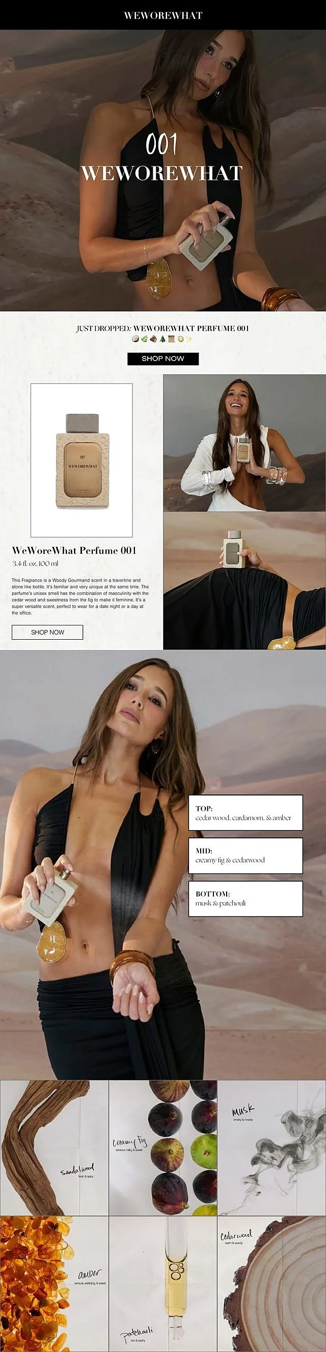 Perfume launch email