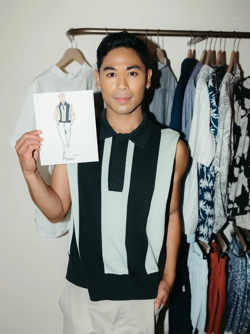 Guest with a live illustration