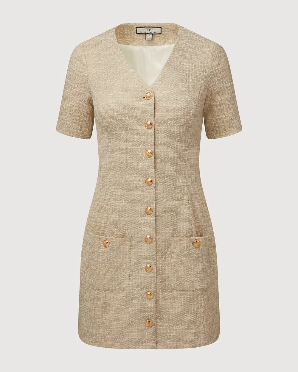 Cream dress flat