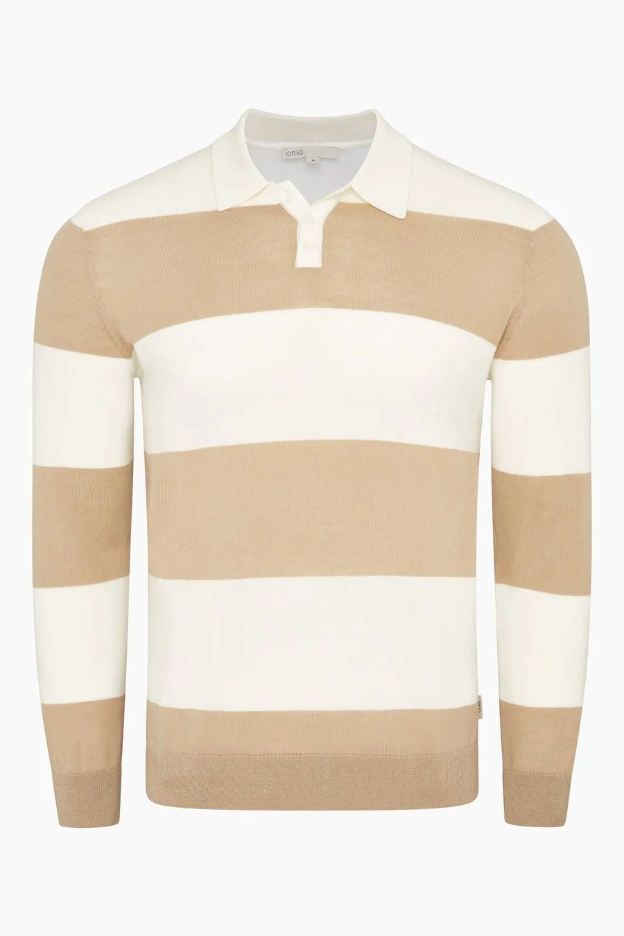 Striped polo flat