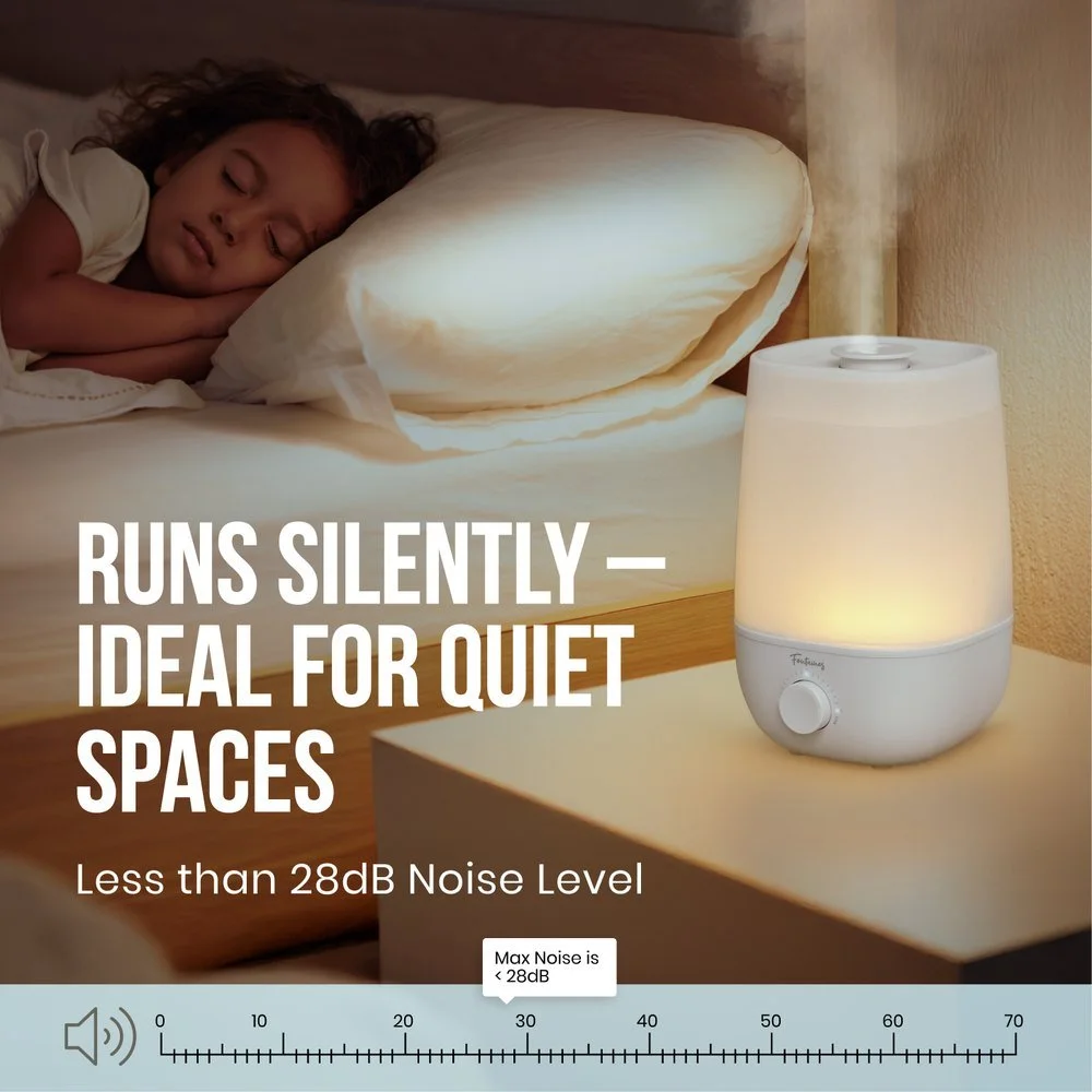 Humidifier noise-level comparison listing image