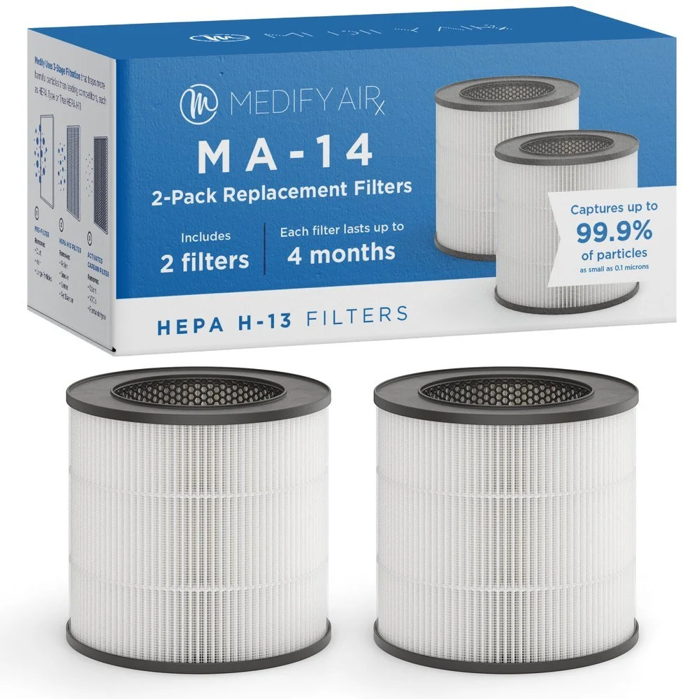 3D render of Medify Air MA-14 replacement filter 2-pack