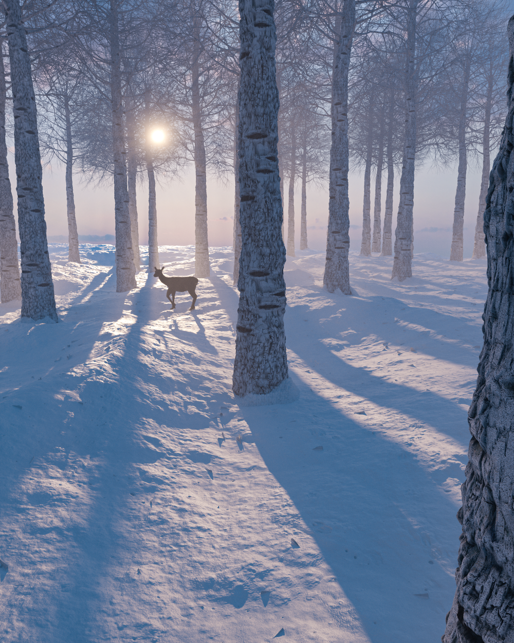 Deer Winter, from the Material & Texture Studies collection