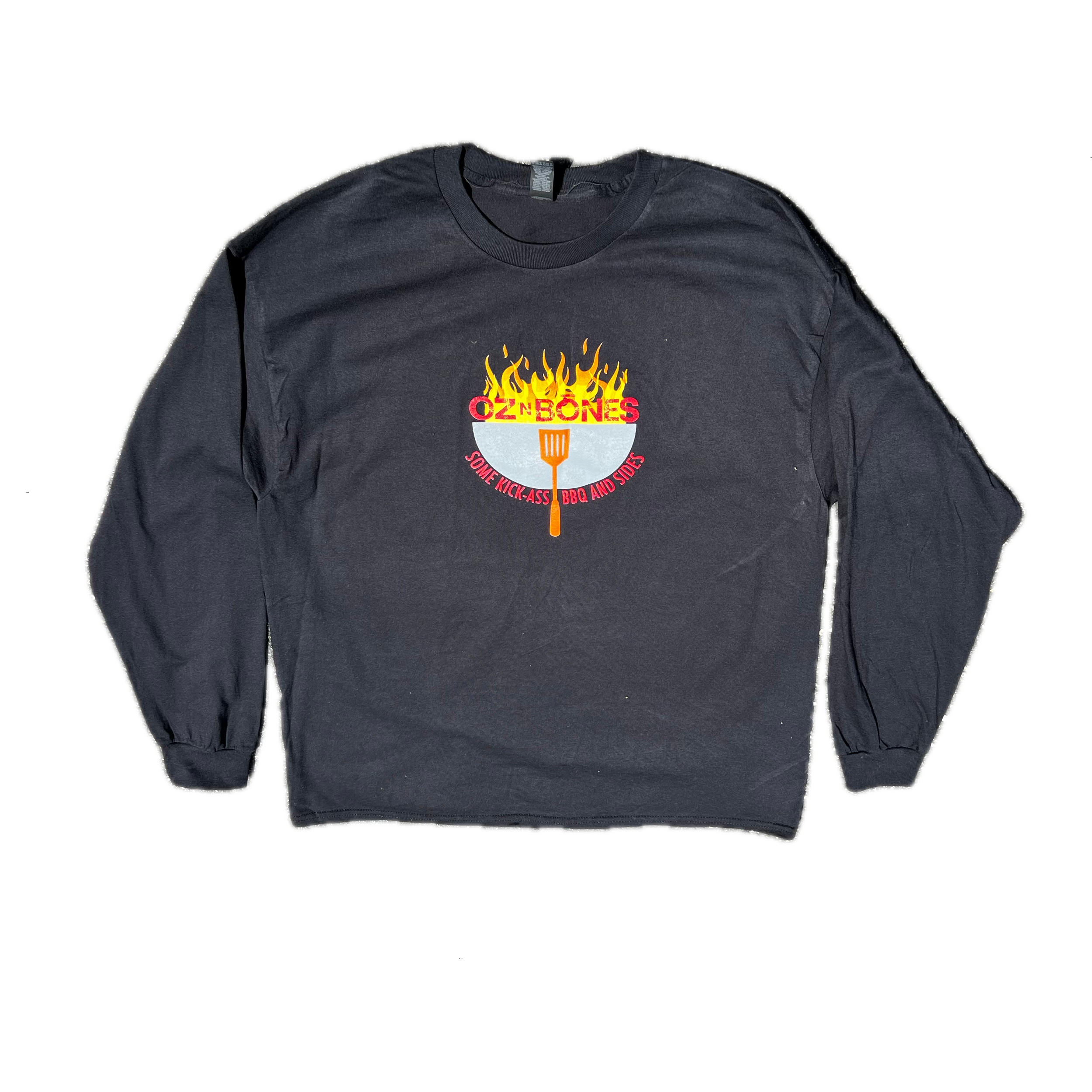 Long Sleeve Black T‑Shirt