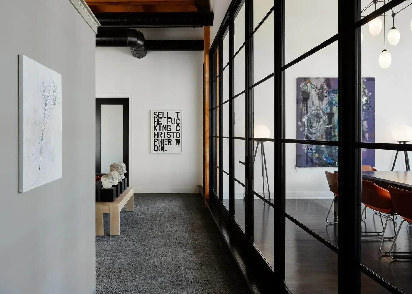 West Loop Loft Office — professional interior photograph