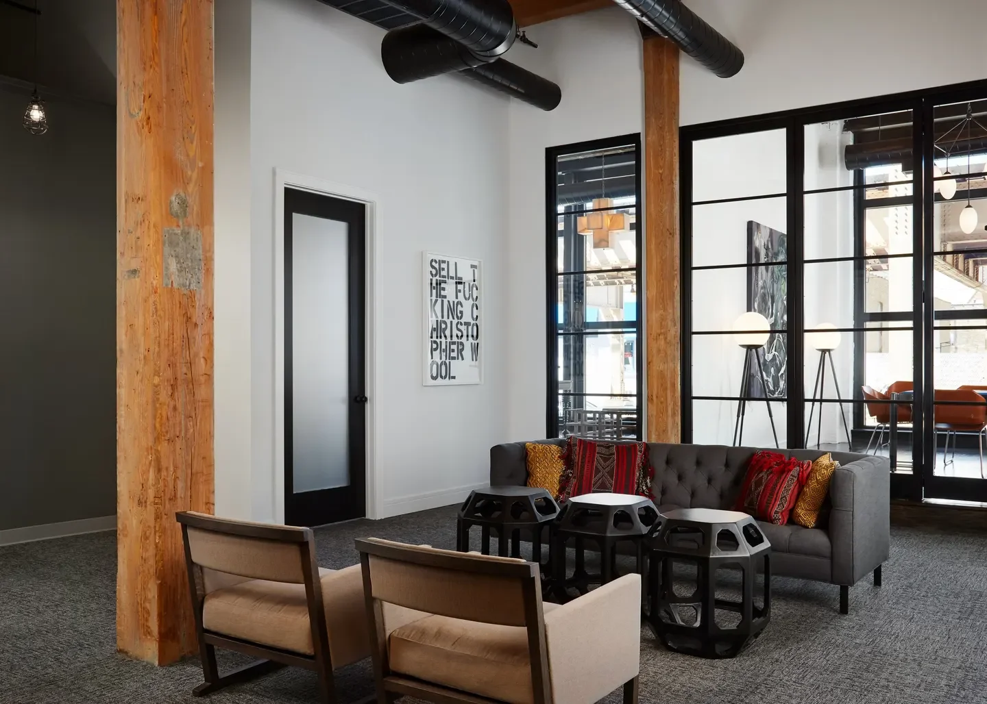 West Loop Loft Office — professional interior photograph