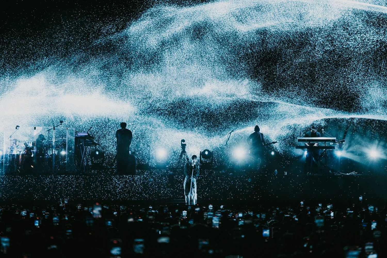 Nate Villegas performing live at an international show