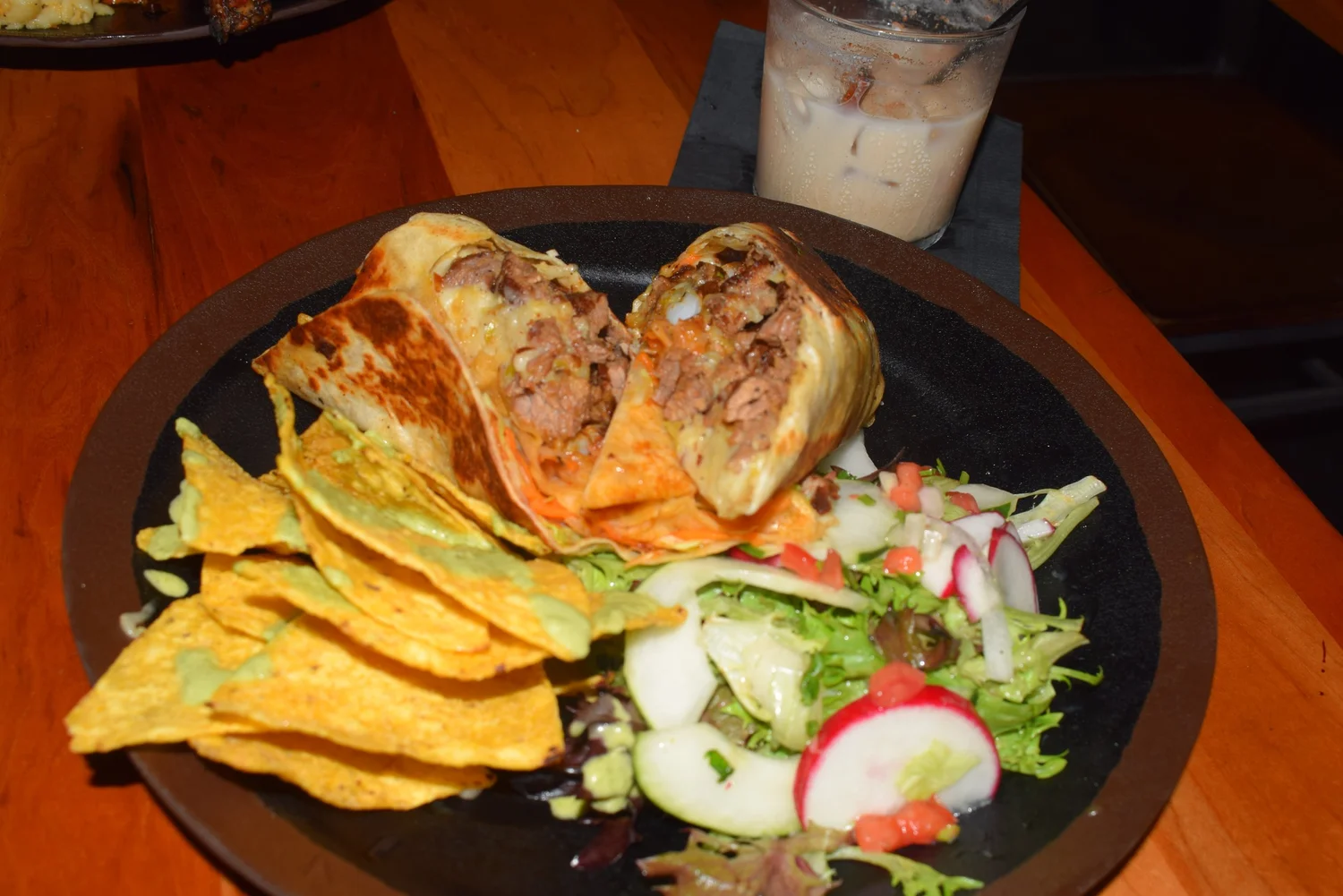 Salsa's burrito plate