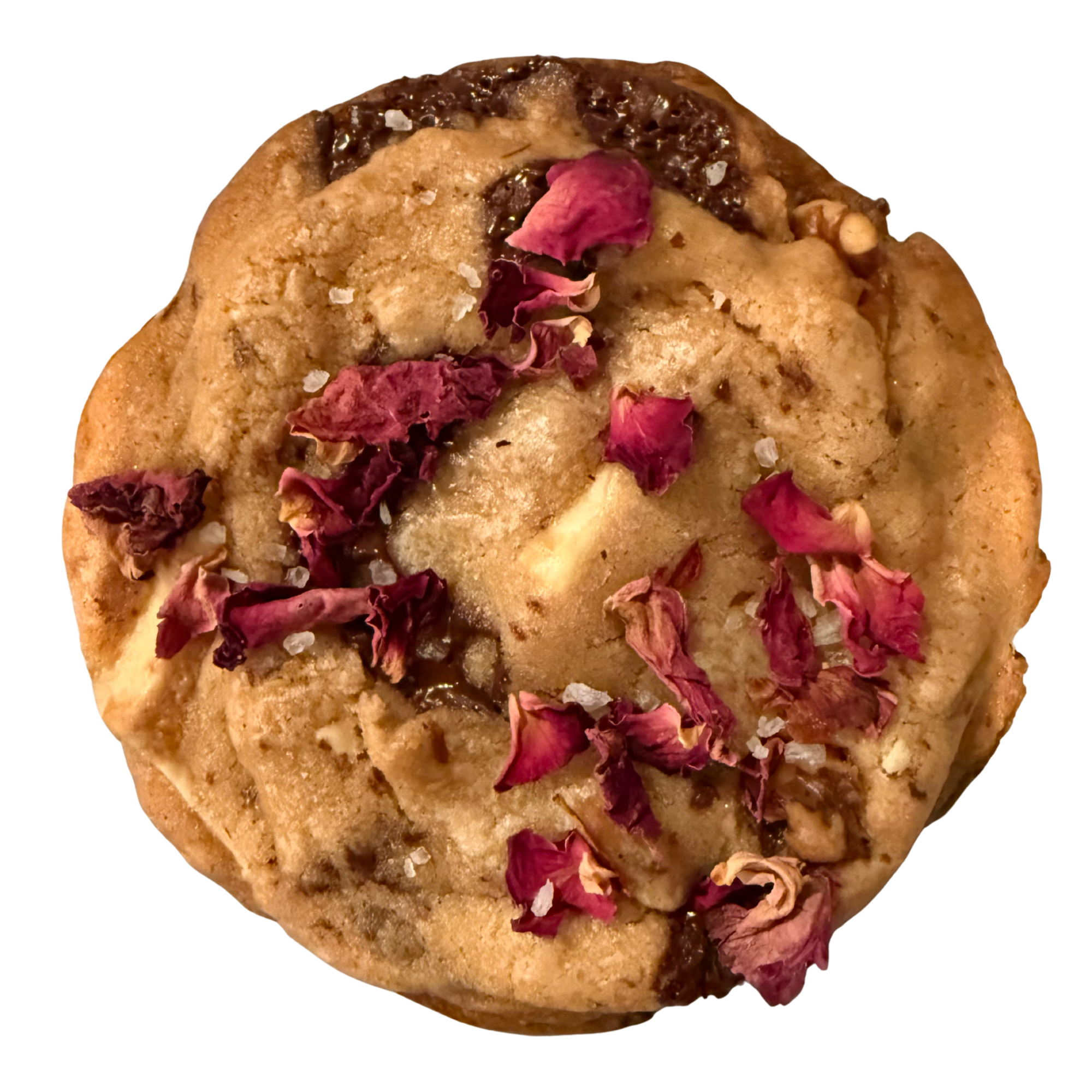 White Chocolate Rose Cardamom Cookies