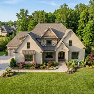 Luxury Home Drone View