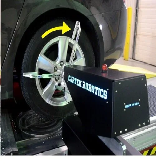 Automated wheel alignment system
