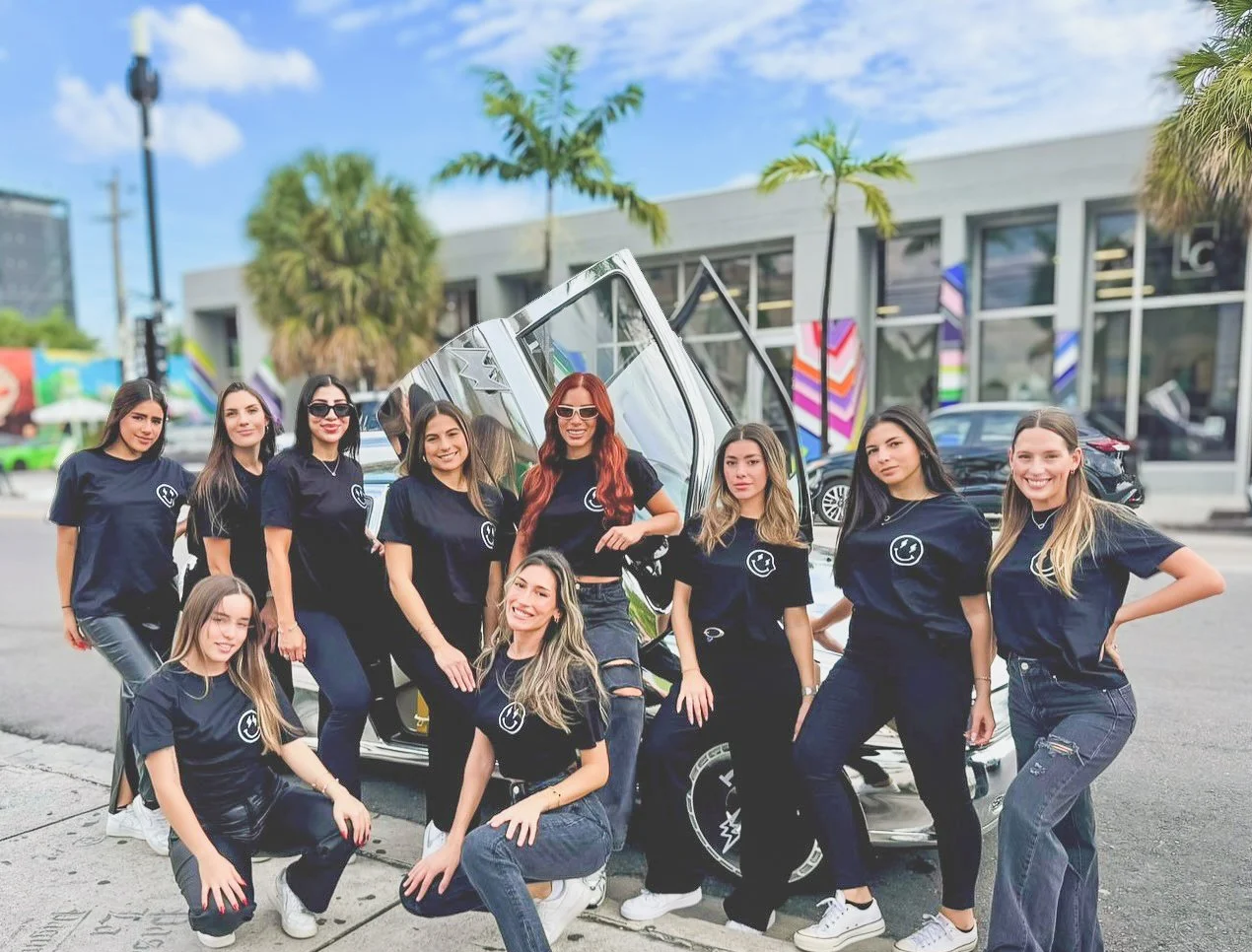 Brand ambassadors supporting an experiential marketing activation