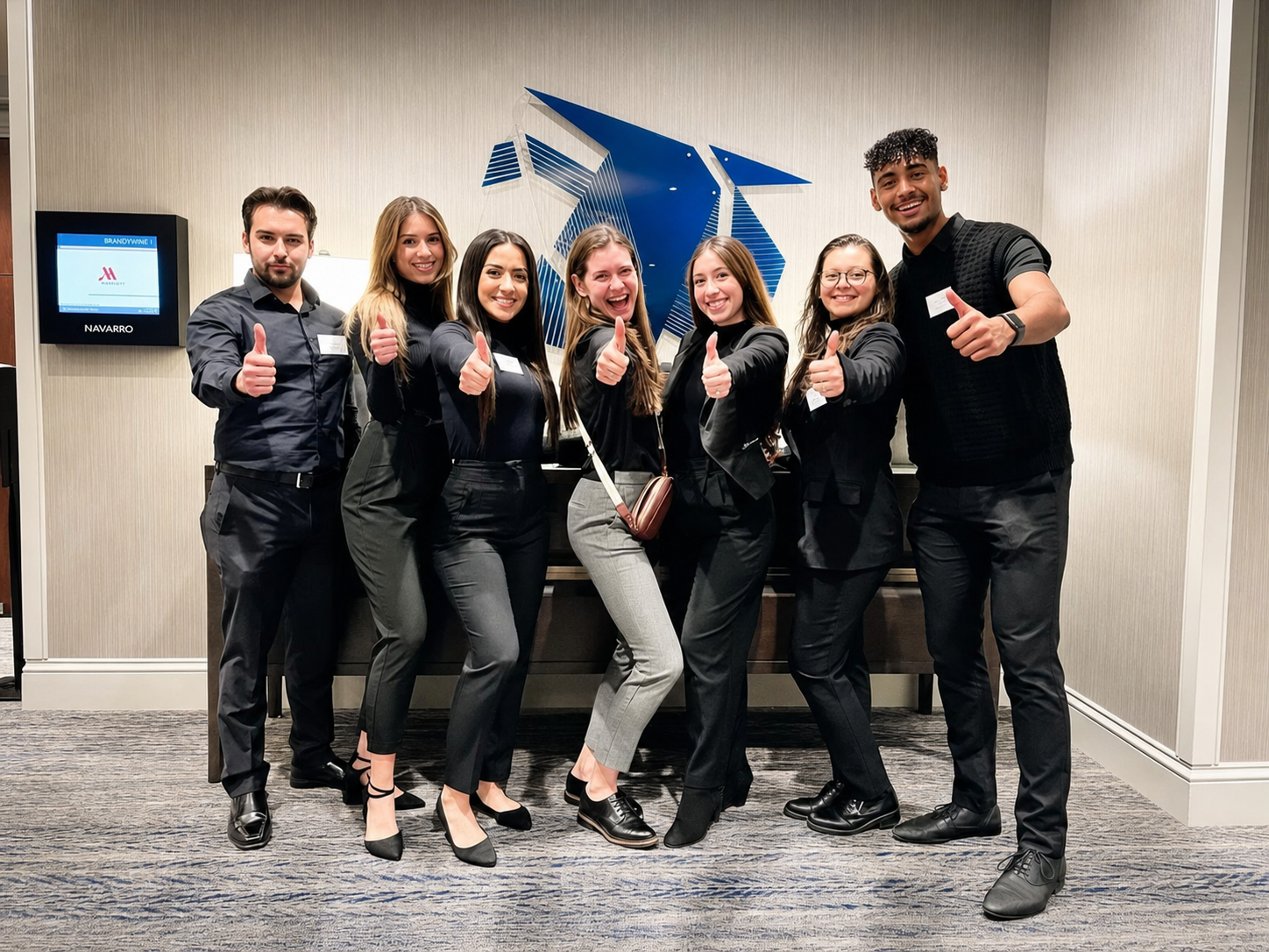 Professional event staff supporting a corporate event in Houston