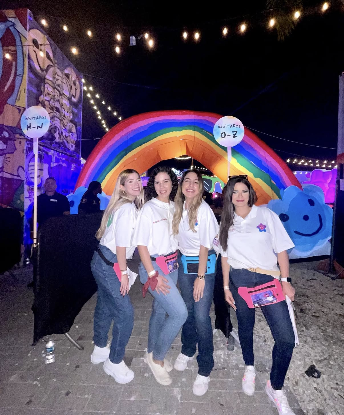 Brand ambassadors guiding consumers through a live brand activation