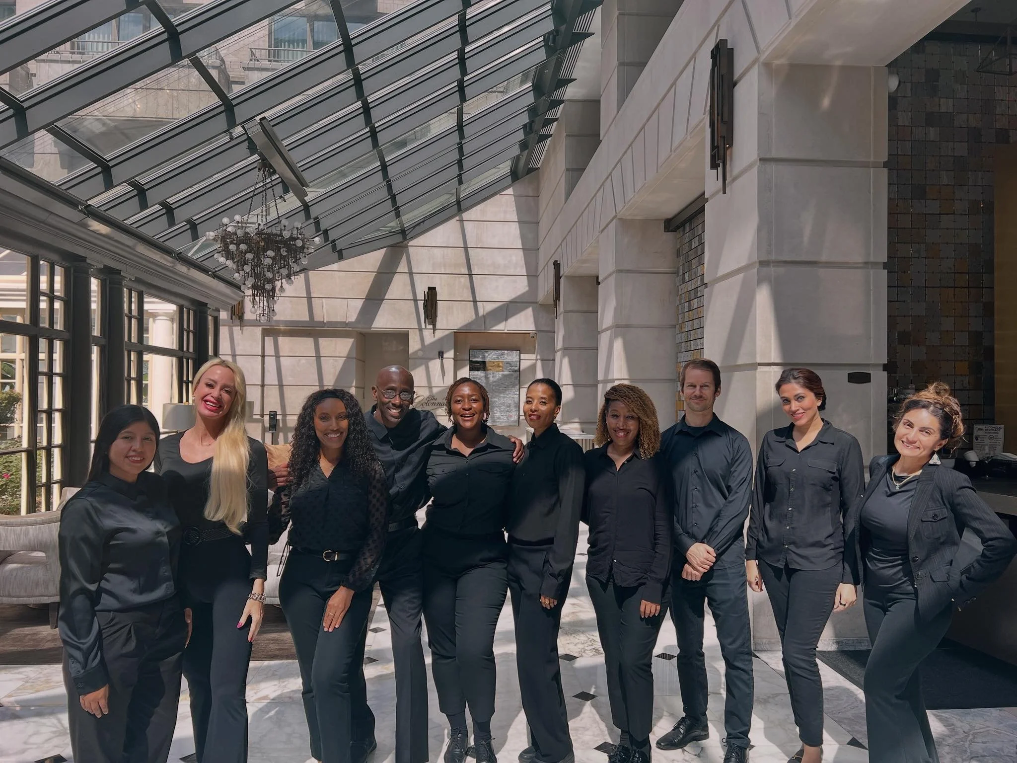 Conference registration team working in Washington DC