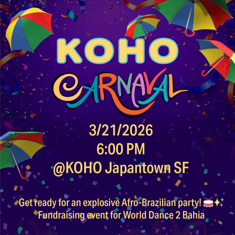 Blue colorful background with a group of people dressed professionally pictured standing on the city hall steps. The words "Apply now!" and "DreamSF Fellowship" on front.