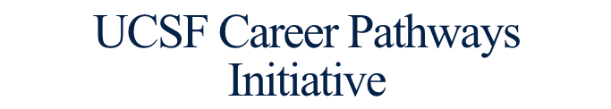 UCSF Career Pathways initiative logo and headline advertising the Radiologic Technologist Training Program. 