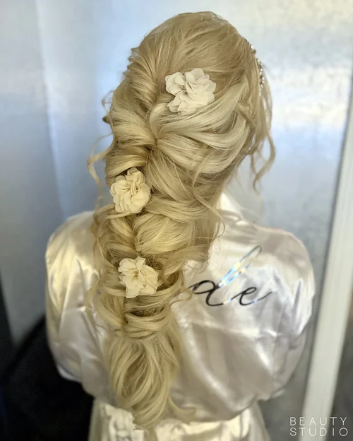 Bridal updo