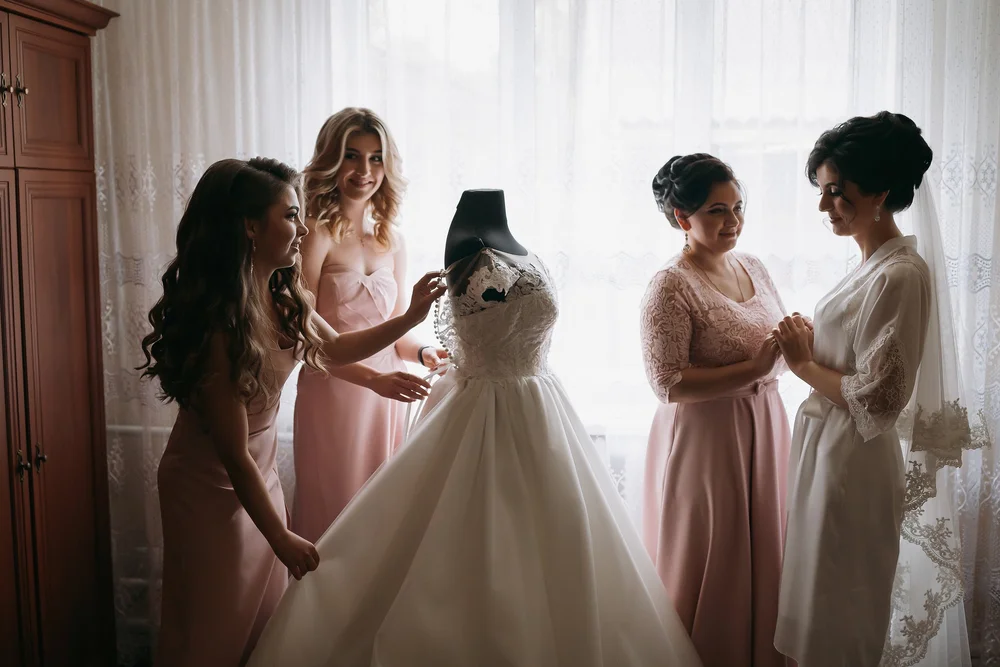 Bridal party hair and makeup Columbus