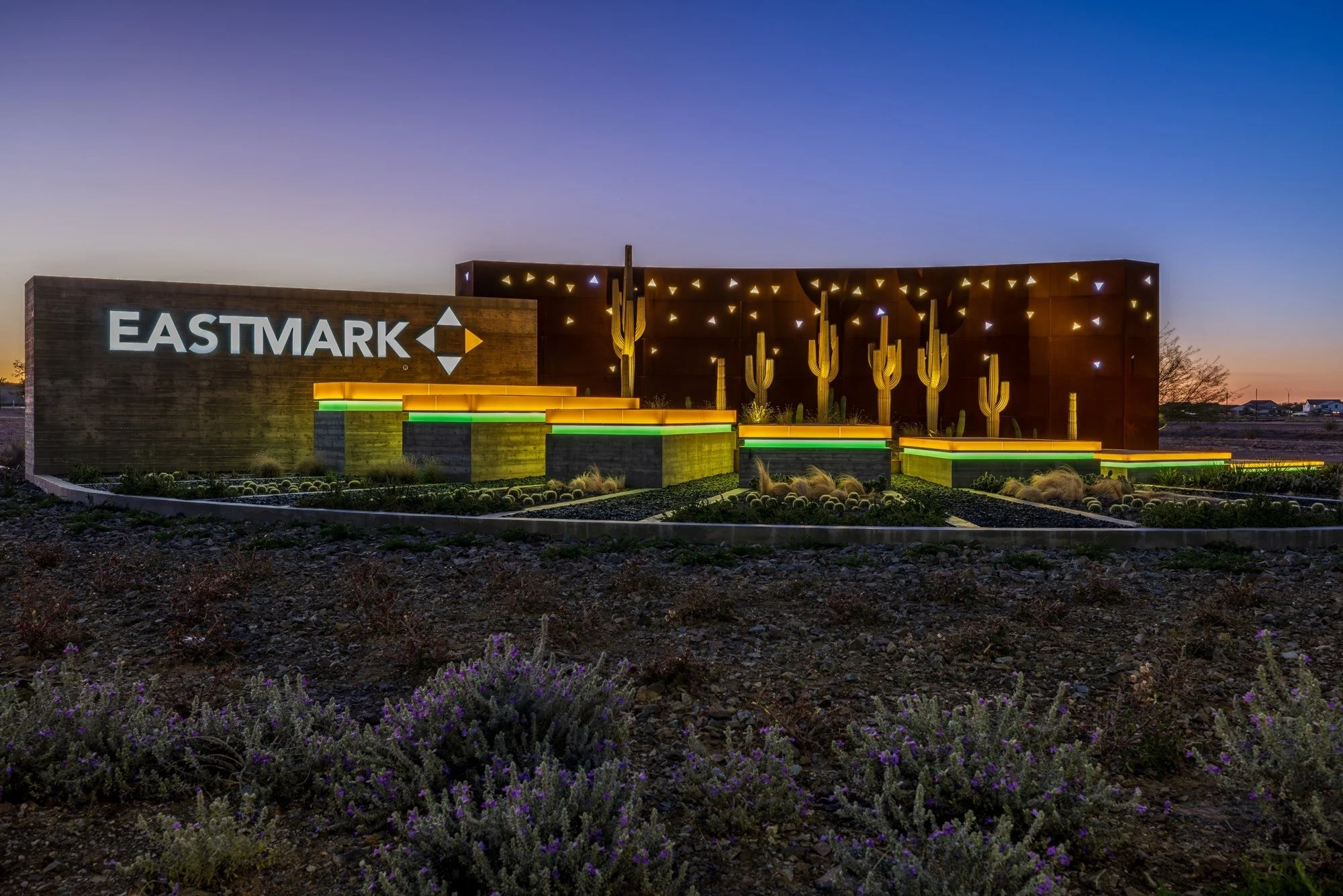 Eastmark Entry Monument in Mesa, Arizona — project view 5